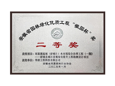 厦门荣获2025“徽园杯”奖二等奖
